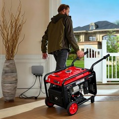 PowerSmart 7000W Gas Inverter Generator, 322cc, 120V Electric Start, Home Backup