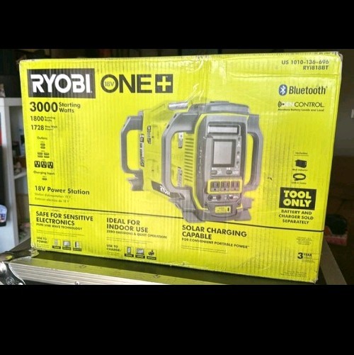 NEW RYOBI RYi818BT One+ 18 Volt Power Station Inverter (ONLY TOOL)