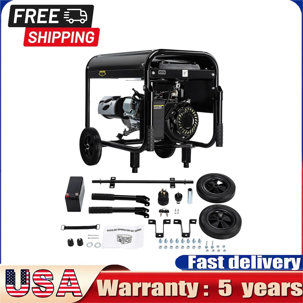 3KW Gas Inverter Generator 215cc OHV Engine 110V/220V Dual Volt Overload Protect