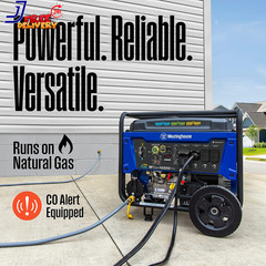 13500 Peak Watt Tri-Fuel Home Backup Portable Generator Remote Electric Start