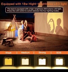 SBAOH P302 Portable Power Station 296Wh 300W, LED Light, AC/DC/USB, Solar