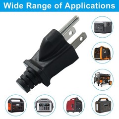 2 Pack Generator Grounding Plug, Neutral Ground Bonding Plug for Portable Invert