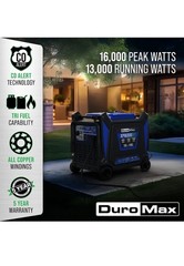 DuroMax 16,000W Fuel Inverter Generator