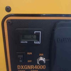 DEWALT 4000-Watt Gas-Powered Portable Generator [12.7 Hrs. Use] DXGNR4000