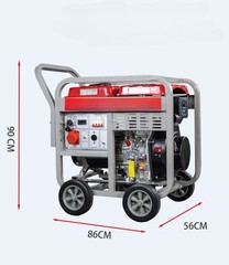 Three-Phase Portable Dual-Voltage Generator for Home and Construction Projects