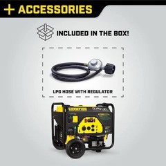 Champion 4750/3800W RV Ready Dual Fuel Gas & Propane Powered Portable Generator
