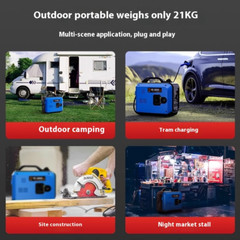 Silent Inverter Generator Set Small Stall Outdoor Camping Portable Winter