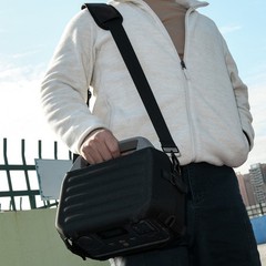 Fits for EcoFlow River 2 Power Station Protective Case with Shoulder Strap Black