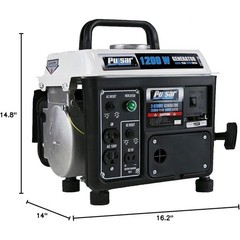 Portable 1200W Gas Generator Recoil Start 2-Stroke Engine Camping Outdoors New