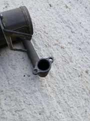 Generac Gtv760 MUFFLER Oem Used No Baffle READ DSC