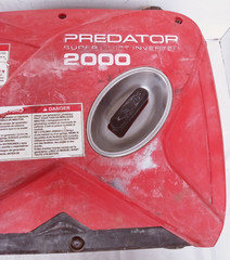 Predator Super Quiet Inverter Generator Portable 2000W 120V Red/Black