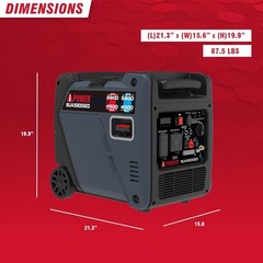 A-iPower SUA5800iED Dual Fuel Inverter Generator