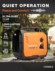 2300W Gasoline Inverter Generator – Portable, Quiet & Fuel-Efficient LF2300i-2