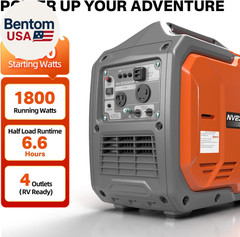 2300W Inverter Generator, Portable Gas Generator for Camping, Home and RV, Super