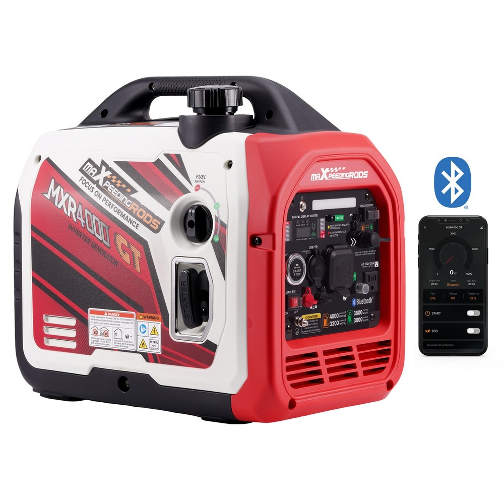 4000W Portable Super Quiet LPG/Gas Inverter Generator Emergency EV-Charging