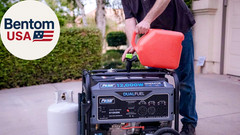 G12KBN-SG Heavy Duty Portable Dual Fuel Generator – 9500 Rated Watts & 12000 Pea
