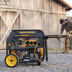 Firman H07553 Electric Start 120/240V with Power Cord and Cover 9400 Starting