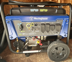 Westinghouse WGen9500DF Dual Fuel Portable Generator 12.5kW 120/240V Start