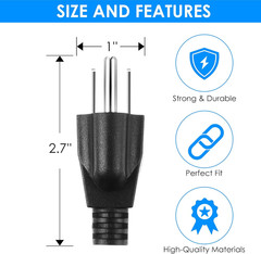 Neutral Ground Bonding Plug for Portable Inverter Generator, Grounding Plug Surg