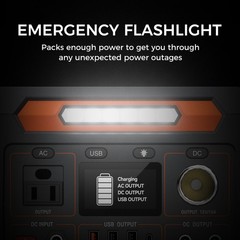 300W Portable Power Station Outdoor Battery Generator for Camping Emergency