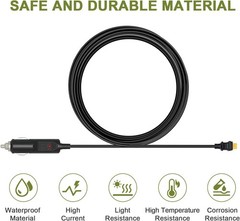 14AWG 1.5M ALLPOWERS Car Lighter to XT60 Power Cable Solar Power Station Cord