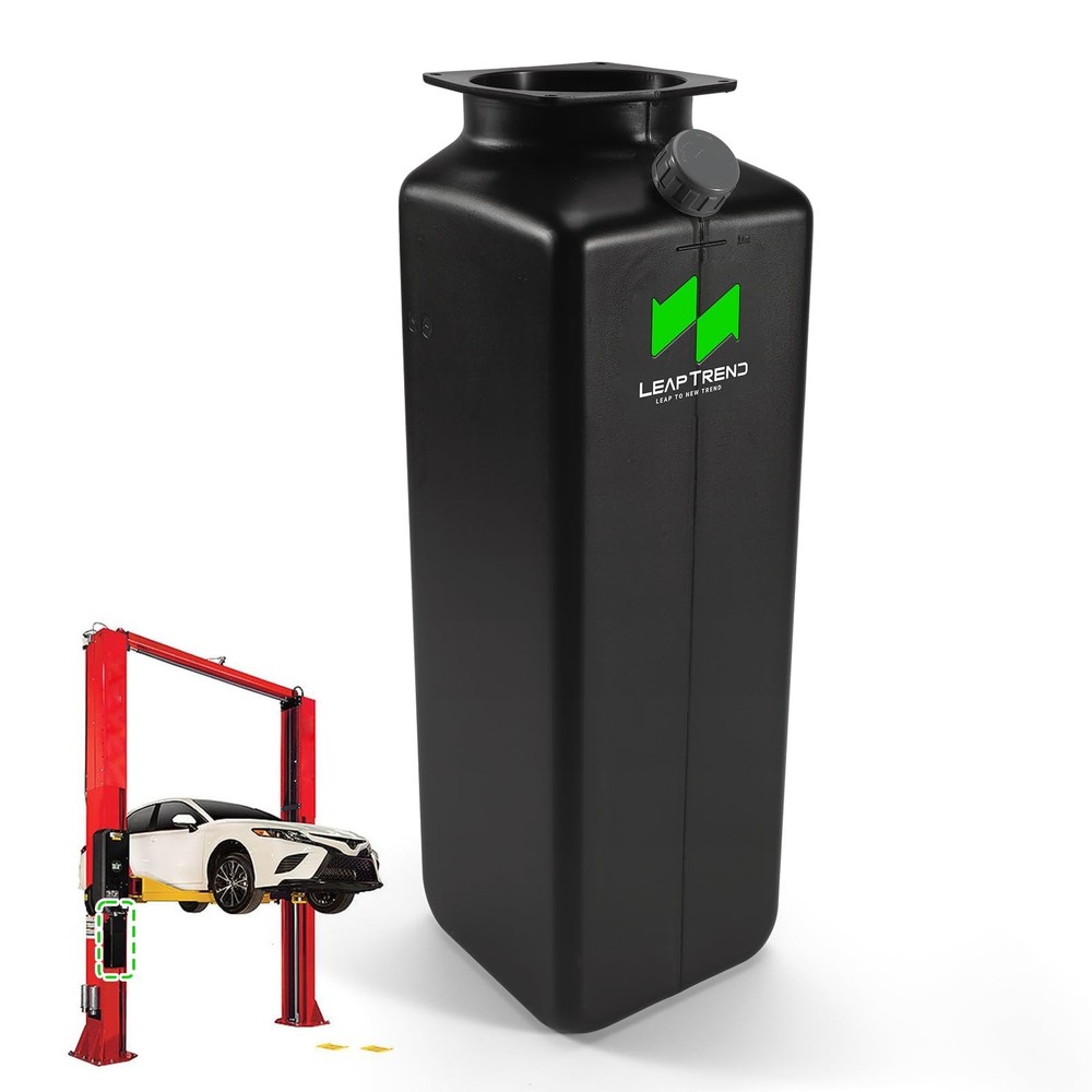 LEAPTREND Hydraulic Oil Reservoir Tank (14L Black) Compatible with Rotary/For…
