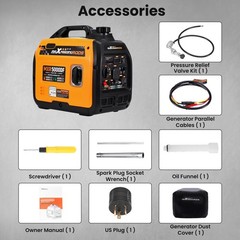 5000W Dual Fuel Generator – Lightweight & Compact for Trunk Storage & RV