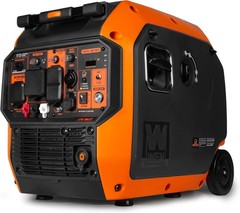 WEN 6800-Watt Dual Fuel RV-Ready Electric Start Portable Inverter Generator with