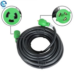 3 Prong 30 Amp Generator Extension Cord 10/15/25-75/100 Feet NEMA L5-30P/L5-30R