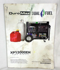 Duro Max XP13000EH Series Portable Generator User Manual Outside?, Inside Mint