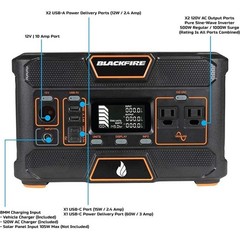 Blackfire PAC505 Portable Power Station 500W Solar Generator Camping