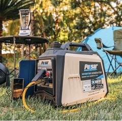 Pulsar PGD1615CO Inverter Generator 1600W Portable CO Sentry 2x USB-A 2x 120V