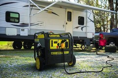 Champion 4,250-W Quiet Portable RV Ready Gas Inverter Generator w/ Remote Start