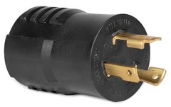 WEN 120V 30-Amp 3600-Watt Generator to RV Adapter, NEMA L5-30P Black
