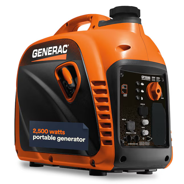 Generac 2500 -Watt Single Fuel (Gasoline) Inverter Generator NO SHIP TO CALIFORN