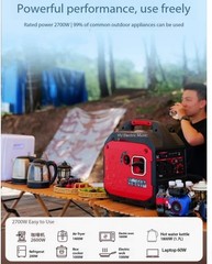 Quiet Inverter Gas Generator 220V Small Household Outdoor Emergency Power Supply