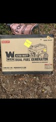 WEN 4750 Watt Dual Fuel Portable Generator DF475T Electric Start 120/240V