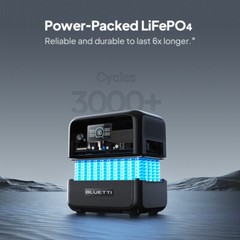 BLUETTI AC70 1000W 768Wh Portable Power Station Solar Generator for Camping Trip