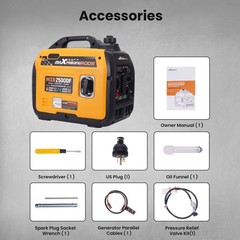 2500W Dual Fuel Inverter Generator Probable for Travel Trailers Camping