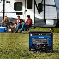 Westinghouse 6,600-W Portable RV Ready Gas Generator w/ Electic Start, CO Sensor