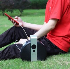 Portable Power Station 100W/4200mAH with LED 7 Ports ( Orange Colored Handle)