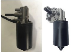 Motor Gearbox, 100–260 RPM DC Worm Gear Reducer, Plastic Gears, 12V/24V, 60W