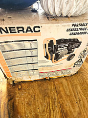 Generac GP Series Generator -5,500watts Orange/Black Portable Power Unit