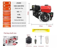 The Thresher Is A Single-cylinder Engine Installed on Agricultural Boats