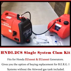 HND1.2CS B.E.R.G. I Single System Clam Kit For Honda EU1000i EU2000i Generator