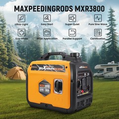 3800W Gas Inverter Generator 58dB Quiet Lightweight Great for Backup Power DIY