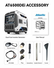 6500W 4 Stroke Inverter Generator 11L Gas Powered Remote Electric Start Camping