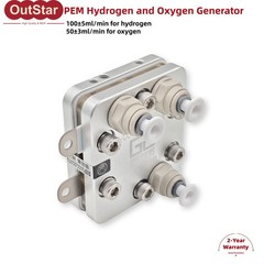 GT-A100-1100 100ML Electrolytic Cell Module PEM Hydrogen and Oxygen Generator #s