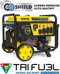 Champion Power Equipment 12,500-Watt Electric Start Tri Fuel Home Generator