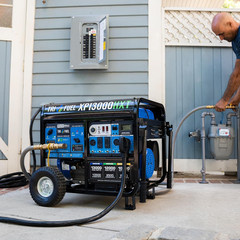 Duromax XP13000HXT 13,000-Watt 500Cc Tri Fuel Gas Propane Natural Gas Portable G